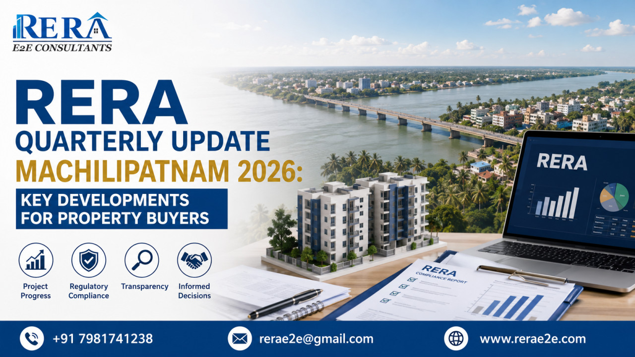 RERA Quarterly Update Machilipatnam 2026: Key Developments for Property Buyers