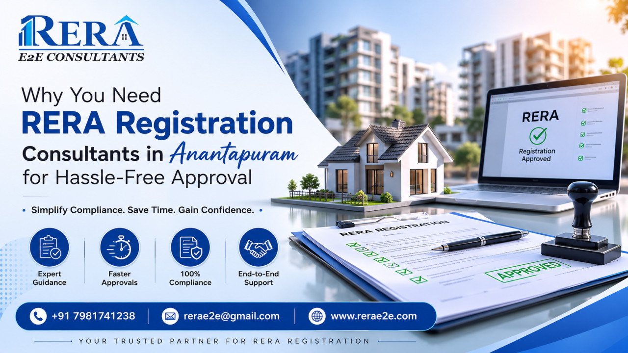 Why You Need RERA Registration Consultants in Anantapuram for Hassle-Free Approval